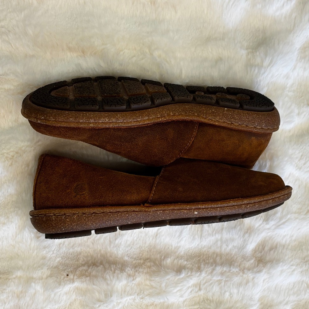 Born Naya Brown Suede Slip On Loafers Flats Womens 8 39 - Picture 4 of 8